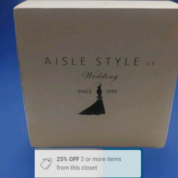 Aisle & Style Girls Bow Wedding Party Dress Princess Shoes Mid Heel Pumps Sz 28 - Picture 14 of 14